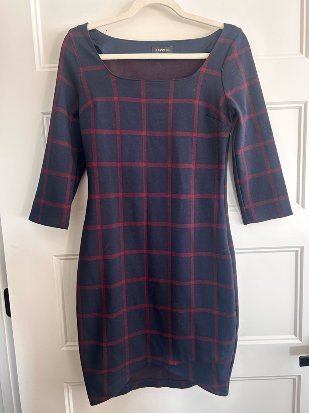 Plaid Express Dress Small
